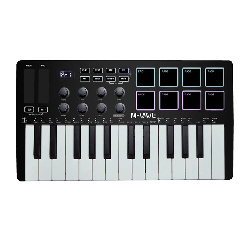 M-Vave 25-Key Usb Midi Keyboard Controller