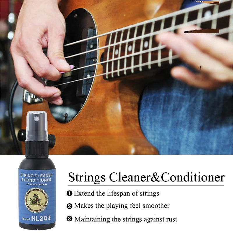 Guitar Cleaning All In One Kit Fretboard Lemon Oil Polish