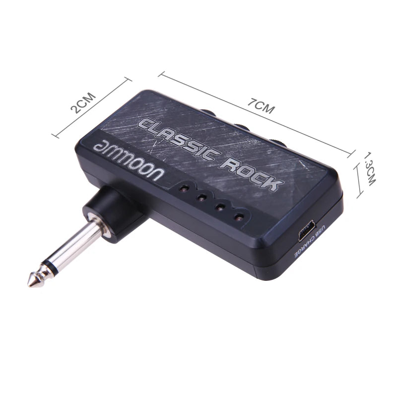Ammoon Classic Rock Electric Guitar Headphone Amplifier Effect