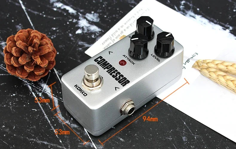 Kokko Compressor Electric Guitar Effect Pedal Fcp-2 Mini Analog
