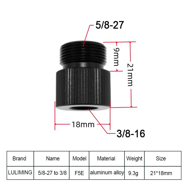1/4 to 3/8 Camera Conversion Screw