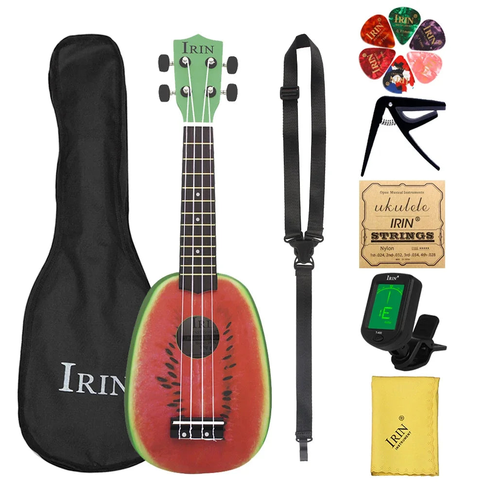 Irin 21 Inch Ukulele Hawaiian Watermelon