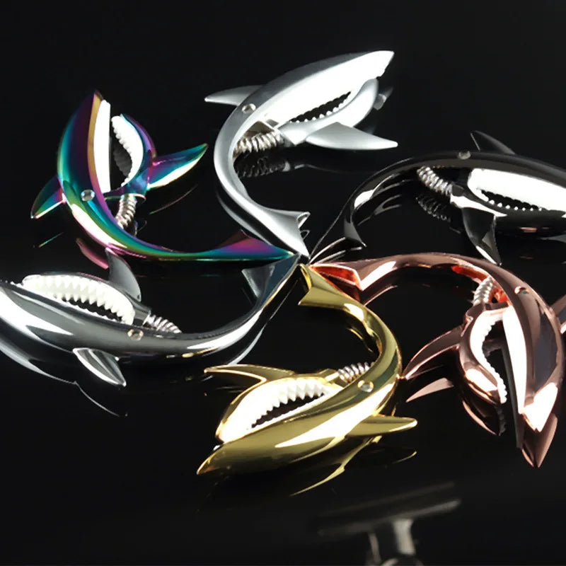 Metal Shark Capo Acoustic Guitar Electric Tone Variation Clip Bass