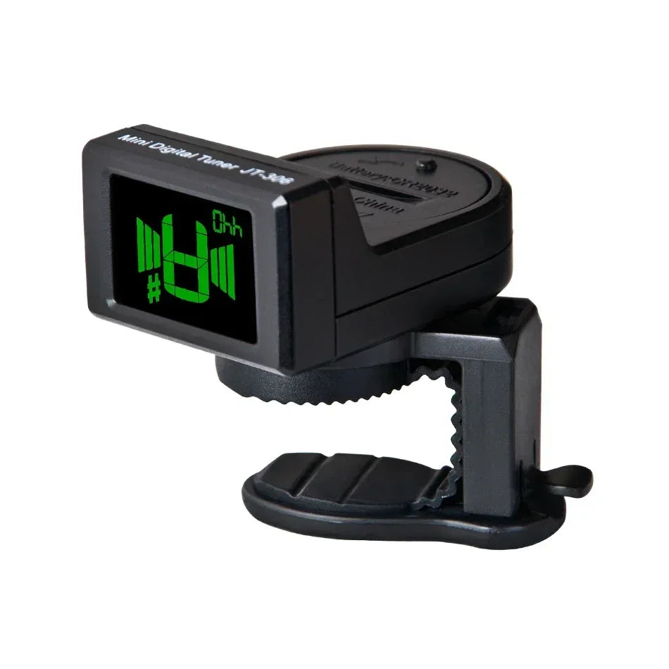 Jt-306 Mini Guitar Tuner Digital Lcd Clip On