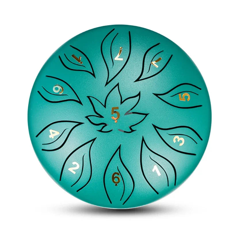 Tongue Drum 6 Inch 11 Notes Ethereal Drums Children Steel Hand Yoga