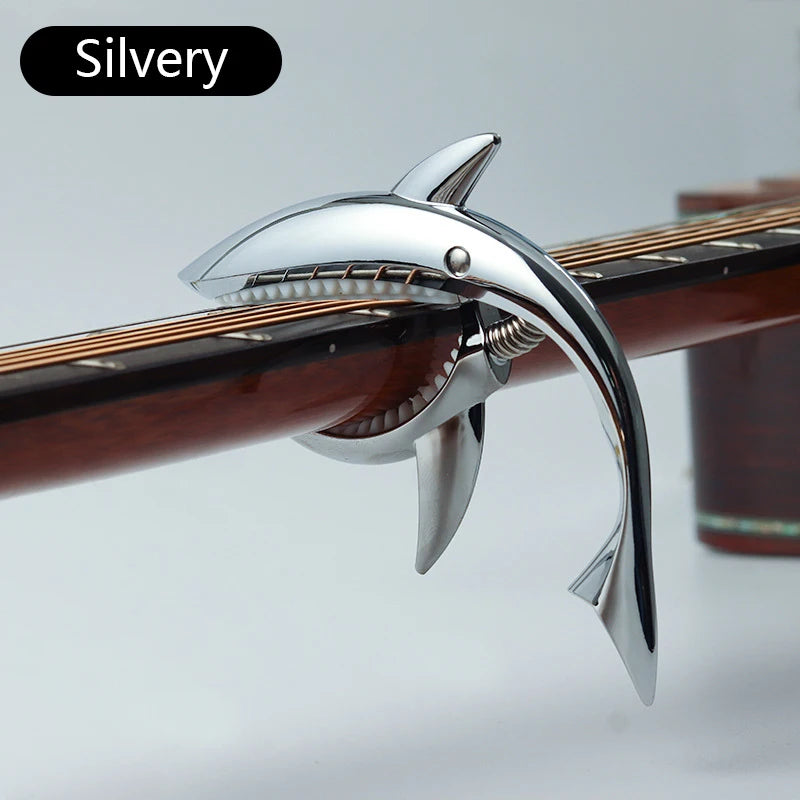Metal Shark Capo Acoustic Guitar Electric Tone Variation Clip Bass