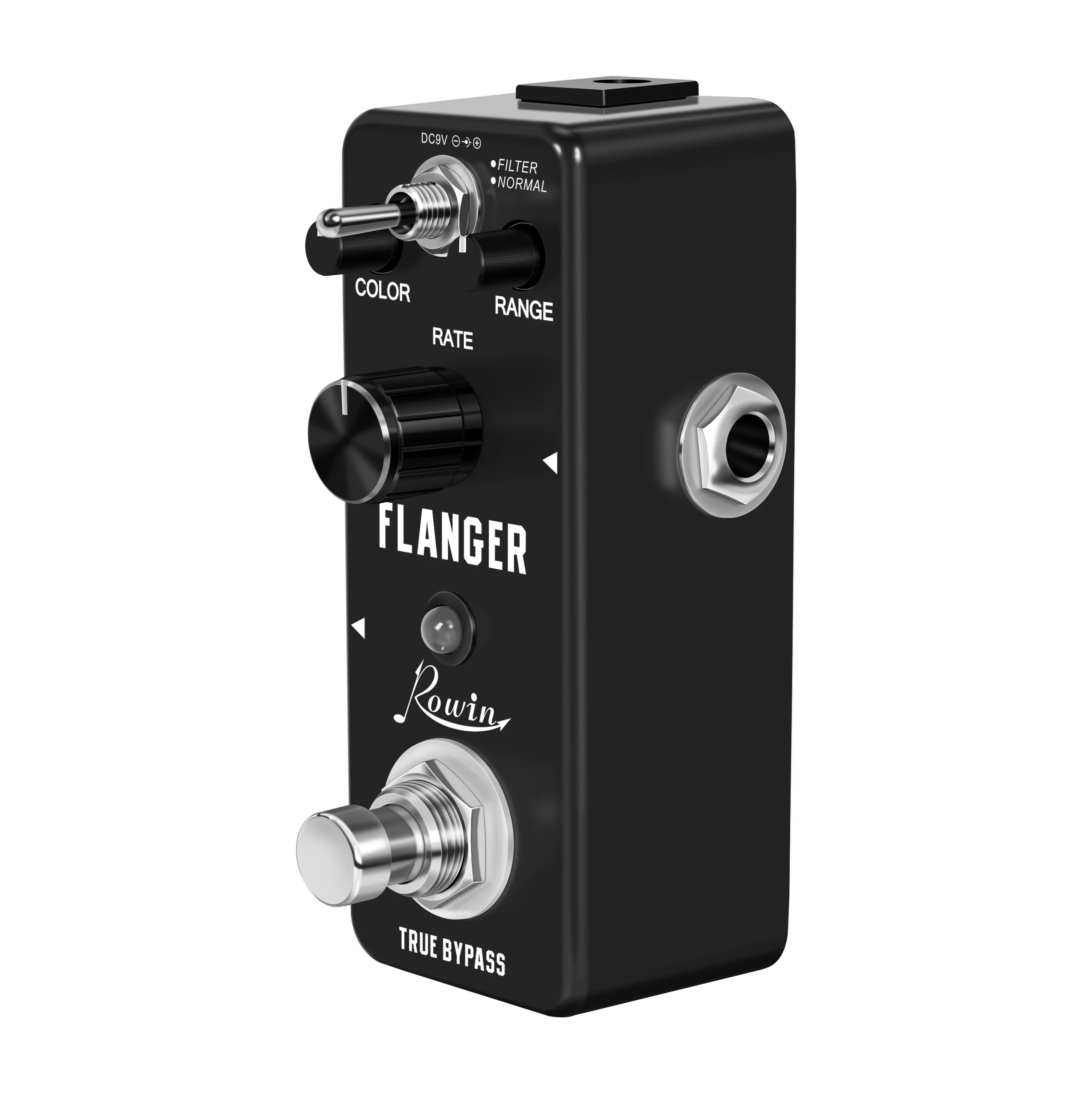 Rowin Classic Flanger Guitar Pedal, Vintage Analog Effect Electric
