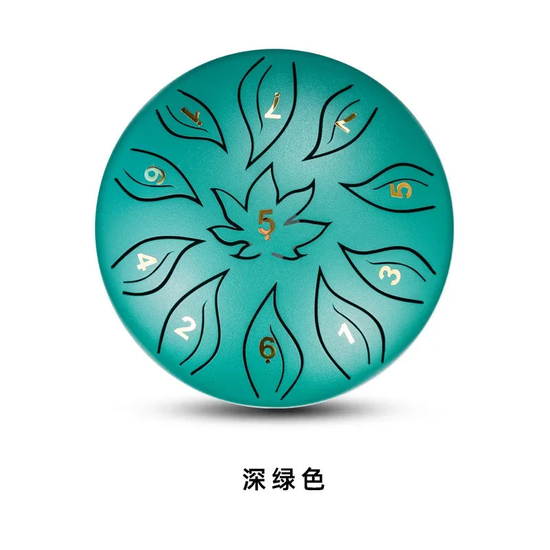 Tongue Drum 6 Inch 11 Notes Ethereal Drums Children Steel Hand Yoga