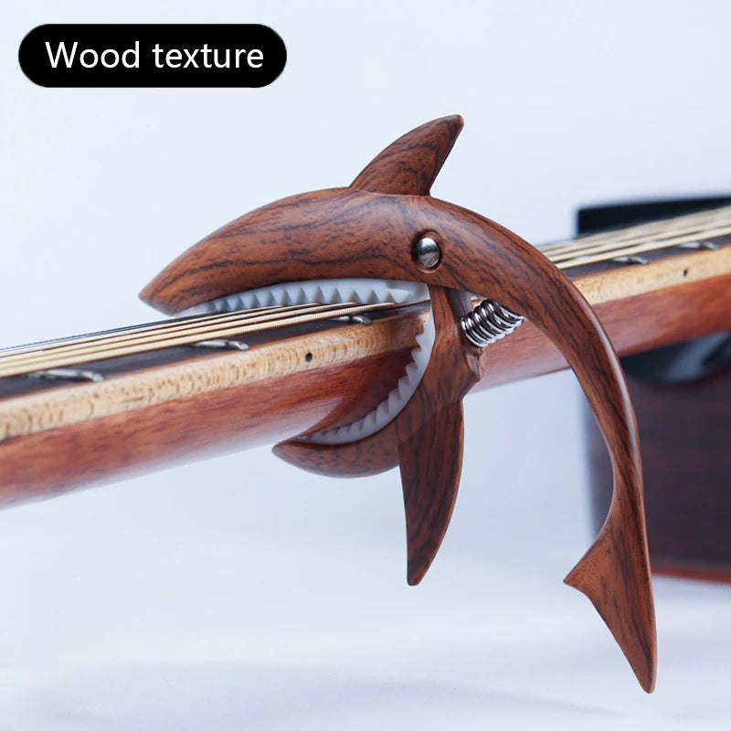 Metal Shark Capo Acoustic Guitar Electric Tone Variation Clip Bass