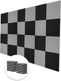 50Pcs 30X30X2.5Cm Studio Acoustic Foam Soundproofing Panel Wedge