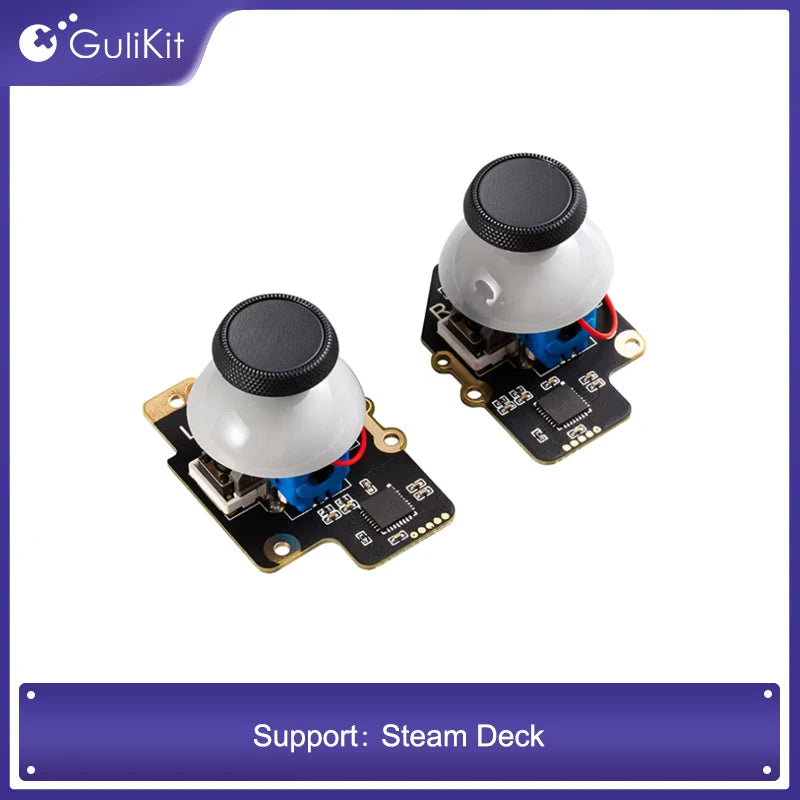 Gulikit Electromagnetic Joystick Module for Steam Deck / Steam Deck OLED No Drifting Joystick Design for Repair Game Accessories
