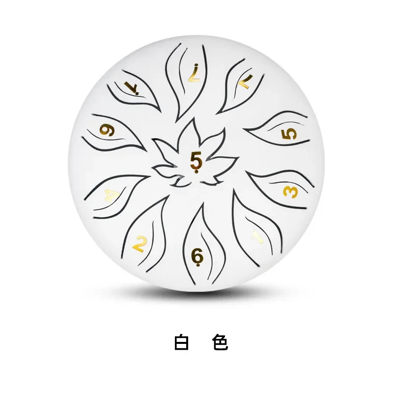 Tongue Drum 6 Inch 11 Notes Ethereal Drums Children Steel Hand Yoga