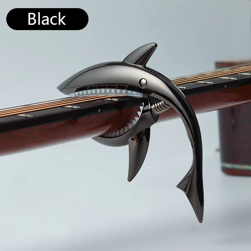 Metal Shark Capo Acoustic Guitar Electric Tone Variation Clip Bass