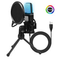 USB Microphone RGB Condenser Wire Gaming Mic