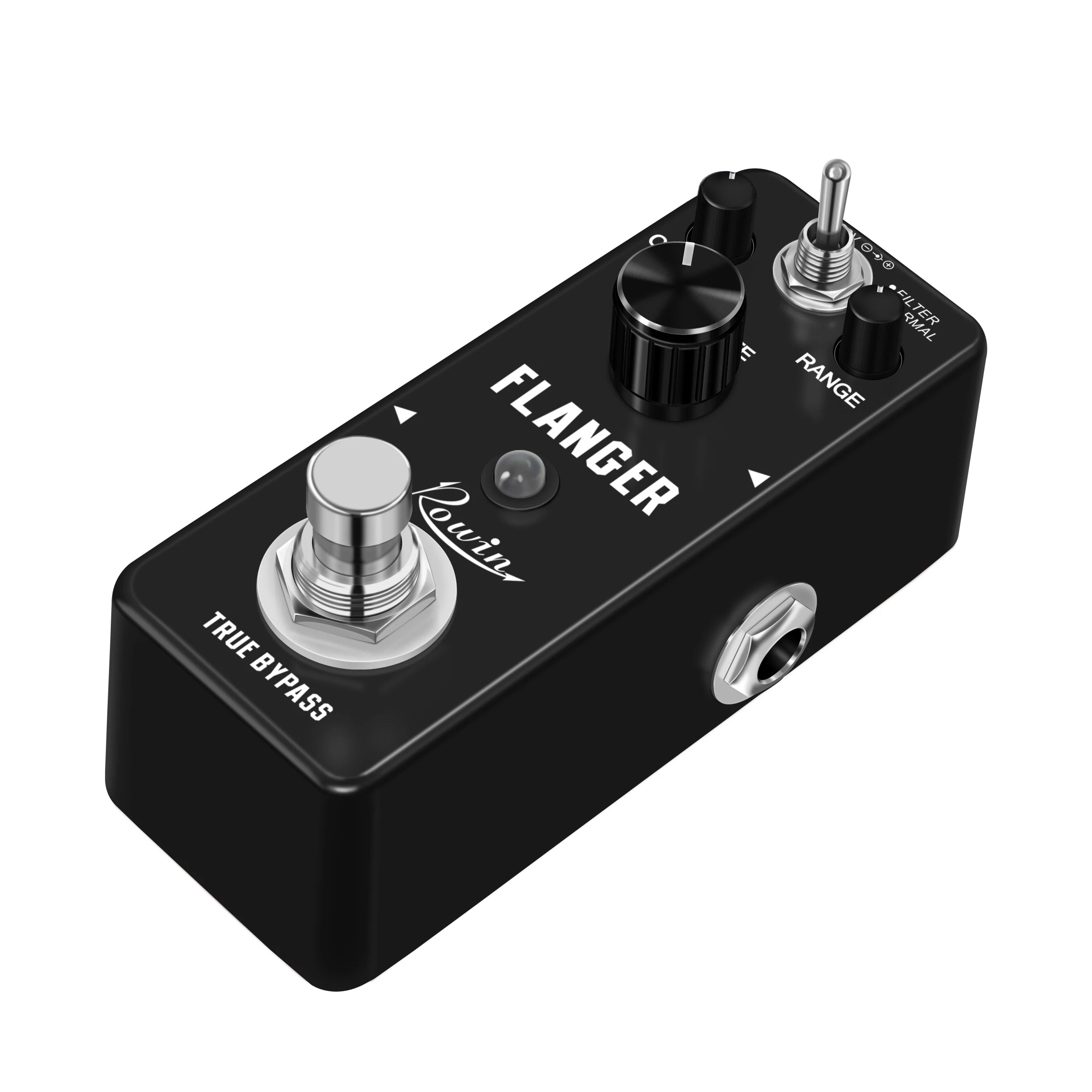 Rowin Classic Flanger Guitar Pedal, Vintage Analog Effect Electric