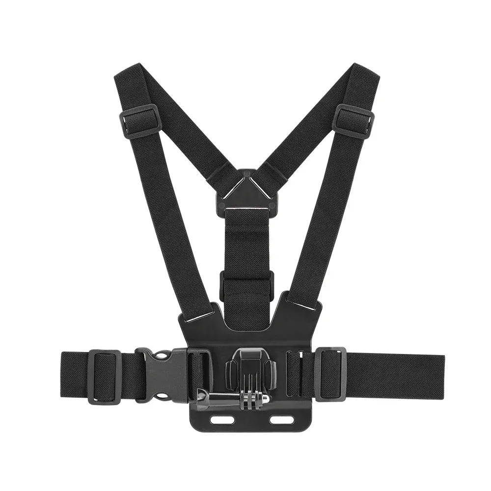 Chest Strap Mount Belt for DJI Action 5 Pro/Insta360 X5/Osmo 360 Camera Harness for Phone Sports POV Photographic Accessories