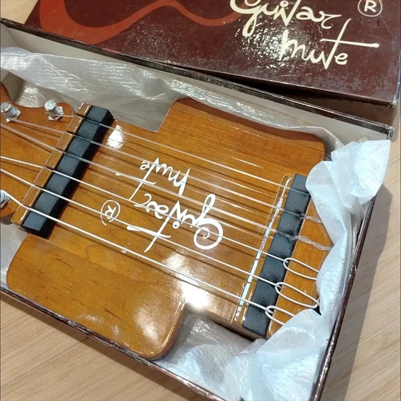 Guitar Right-Hand Practice Device Solid Wood Finger Trainer