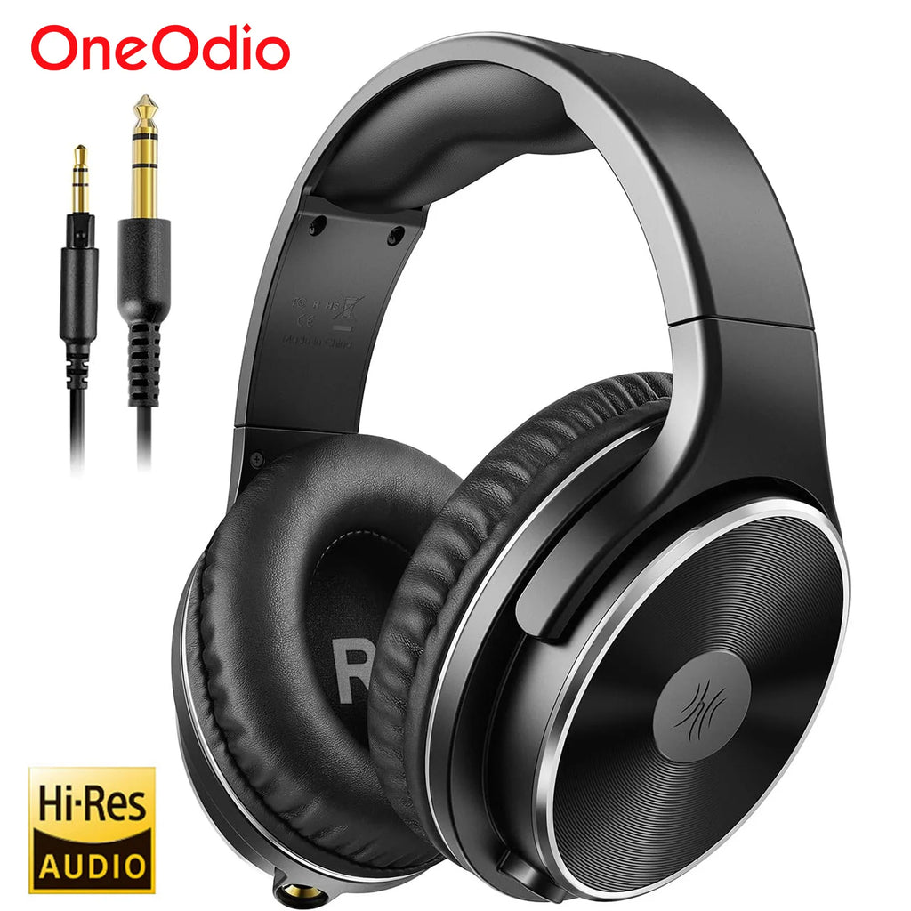 Oneodio Studio Hifi 3.5/6.35Mm Wired Headphones Monitor Over Ear