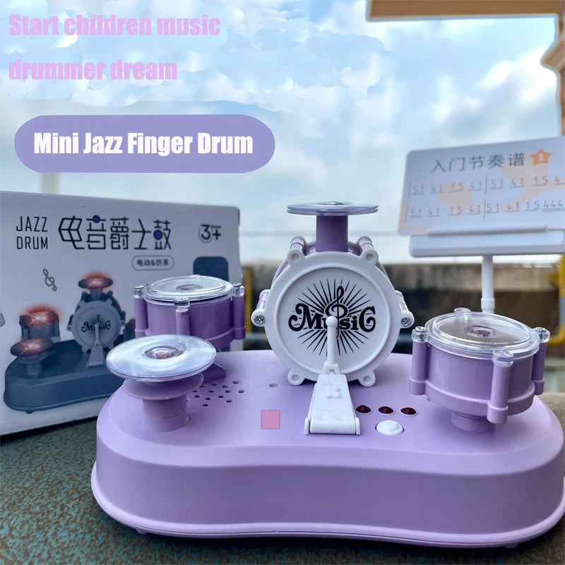 Children'S Electric Creative Finger Touch Mini Drums Percussion