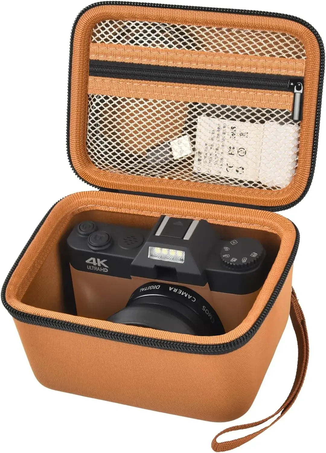 Vlogging Camera Case Compatible with for Duluvulu/for VJIANGER/for JGIPL/for TEBNGIHNM 4K Digital Cameras for Youtube (Box Only)