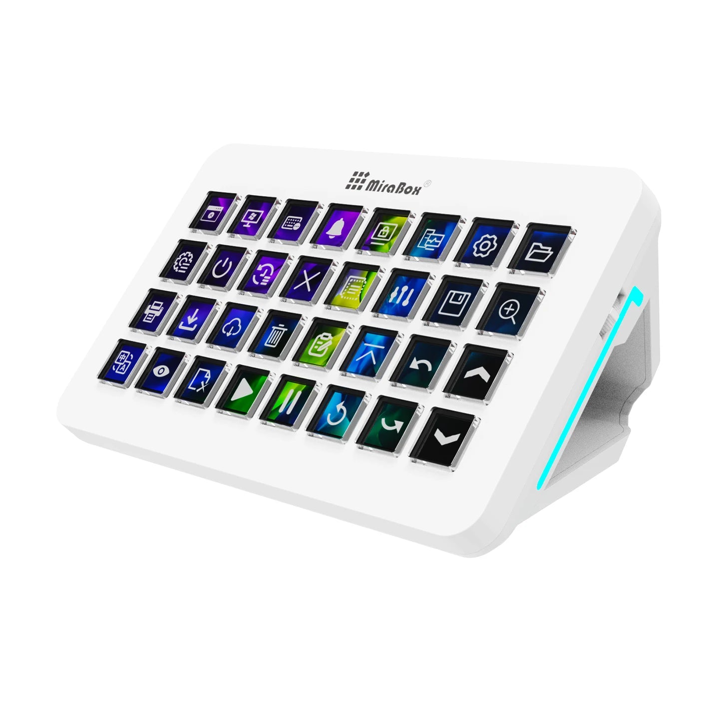 Mirabox XL Stream Deck Visual Console Macro Keyboard 32Lcd Keys Streamdeck macropad Keypad Stream Desk Deck Dock Controller