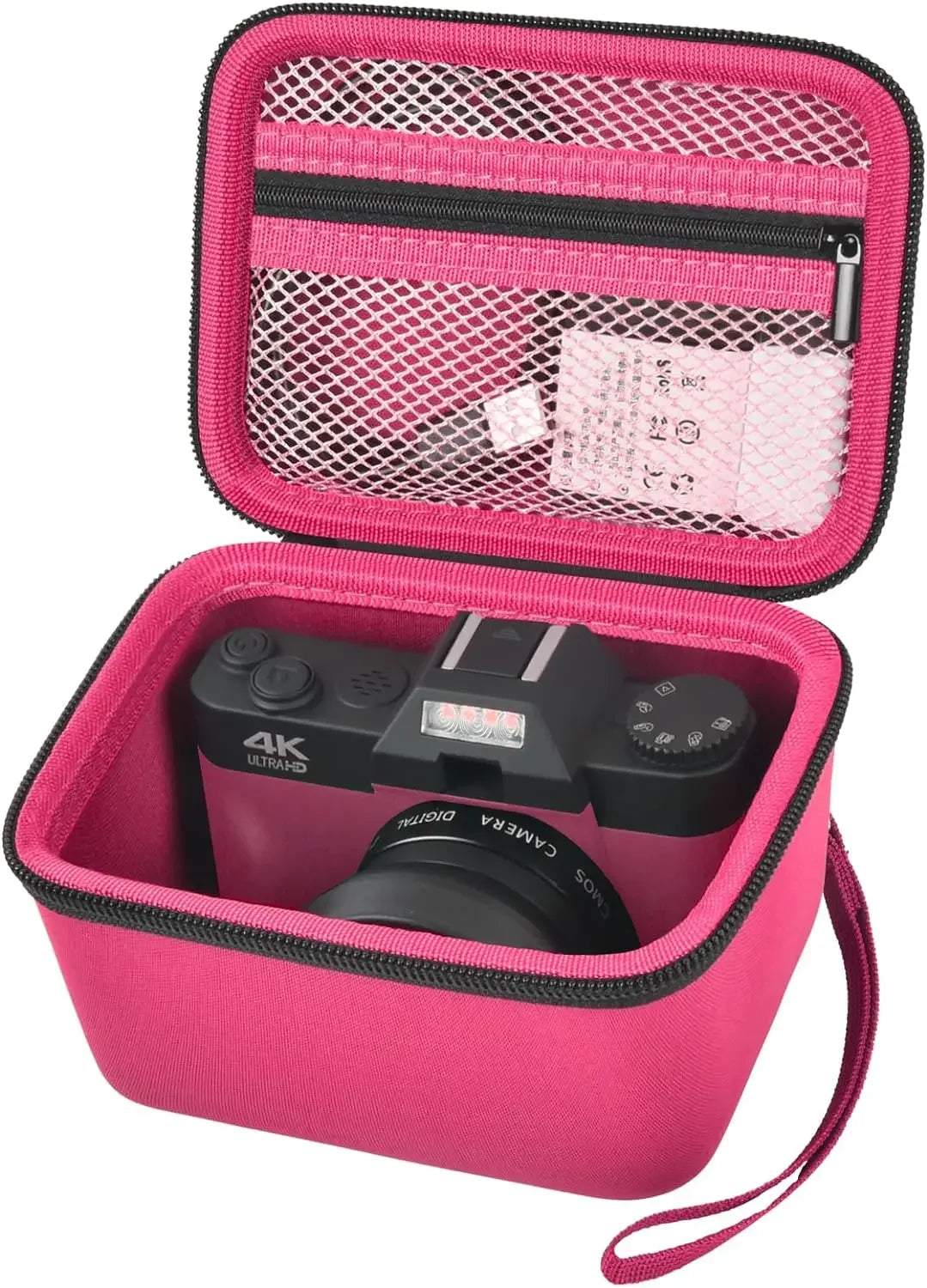Vlogging Camera Case Compatible with for Duluvulu/for VJIANGER/for JGIPL/for TEBNGIHNM 4K Digital Cameras for Youtube (Box Only)