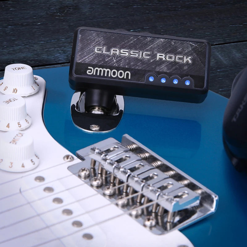 Ammoon Classic Rock Electric Guitar Headphone Amplifier Effect