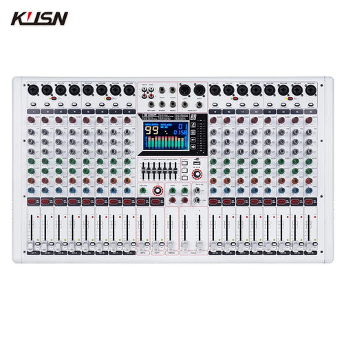 16 Channel Digital Console 99 Dsp Sound Mixer Powered Audio Mixing