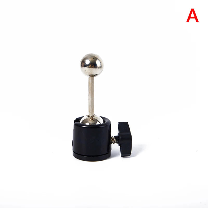 Double Ball 360-degree Rotating Metal Tripod Mount Camera Mobile Phone Bracket Accessories Head Ball Adapter Cradle Ball Head