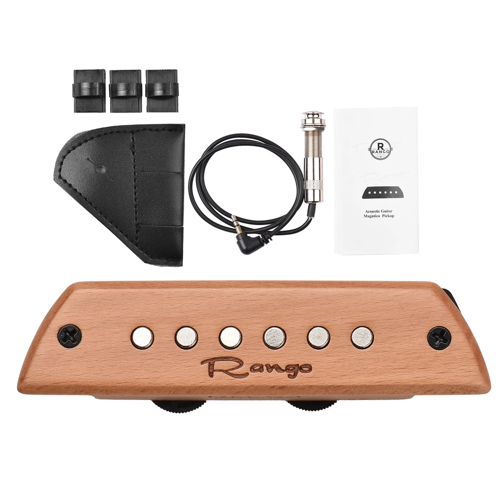 Rango Rg-S3 Acoustic Guitar Magnetic Pickup Beech Wood Passive