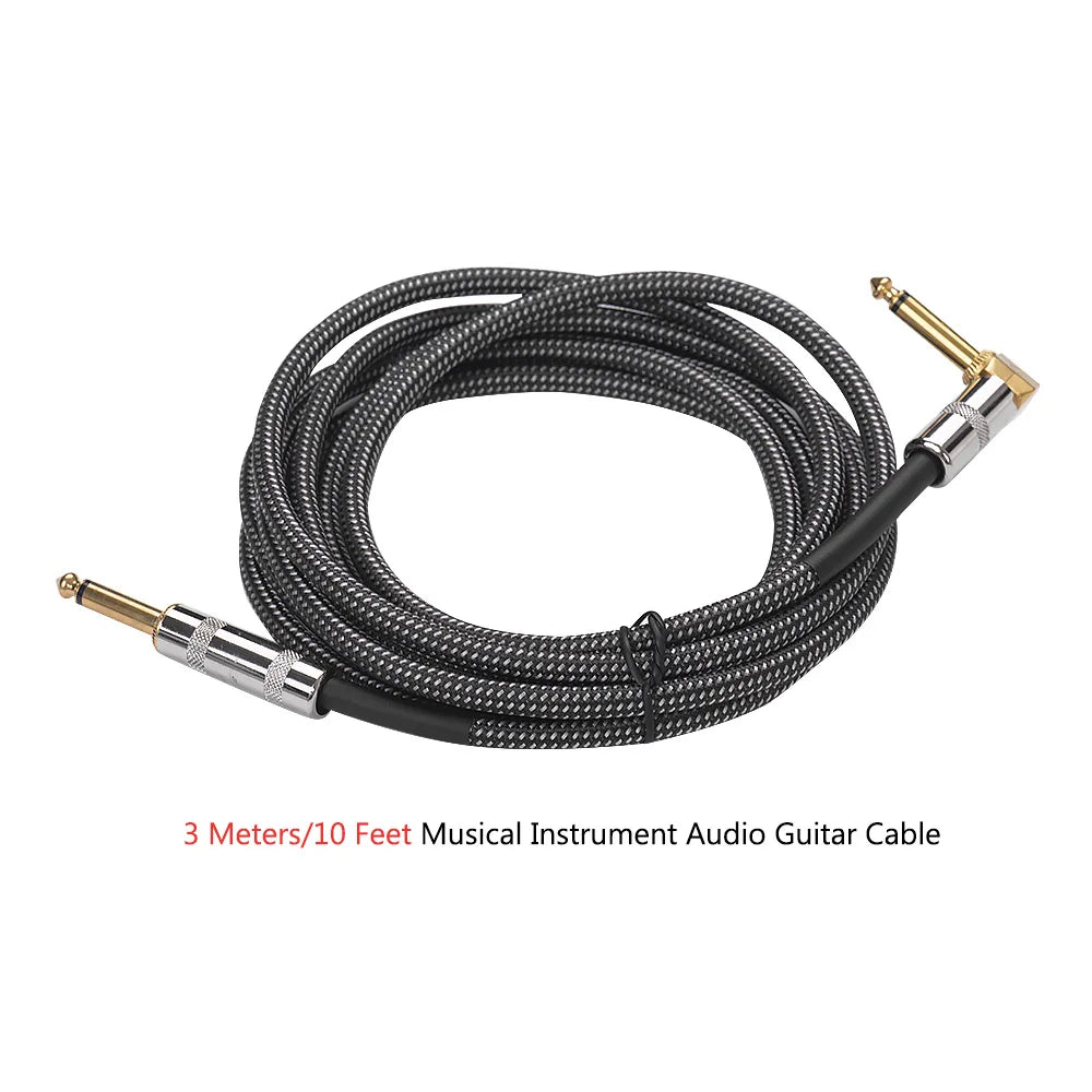 3 Meters/ 10 Feet Musical Instrument Audio Guitar Cable Cord 1/4 Inch