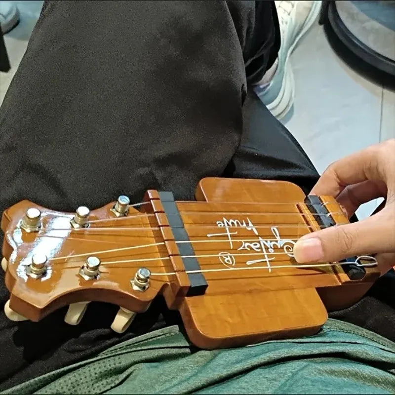 Guitar Right-Hand Practice Device Solid Wood Finger Trainer