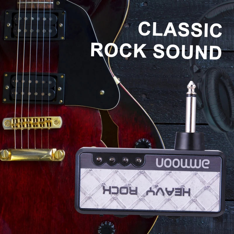 Ammoon Classic Rock Electric Guitar Headphone Amplifier Effect