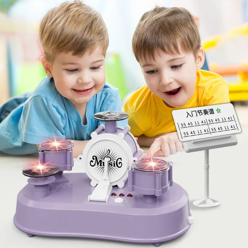 Children'S Electric Creative Finger Touch Mini Drums Percussion