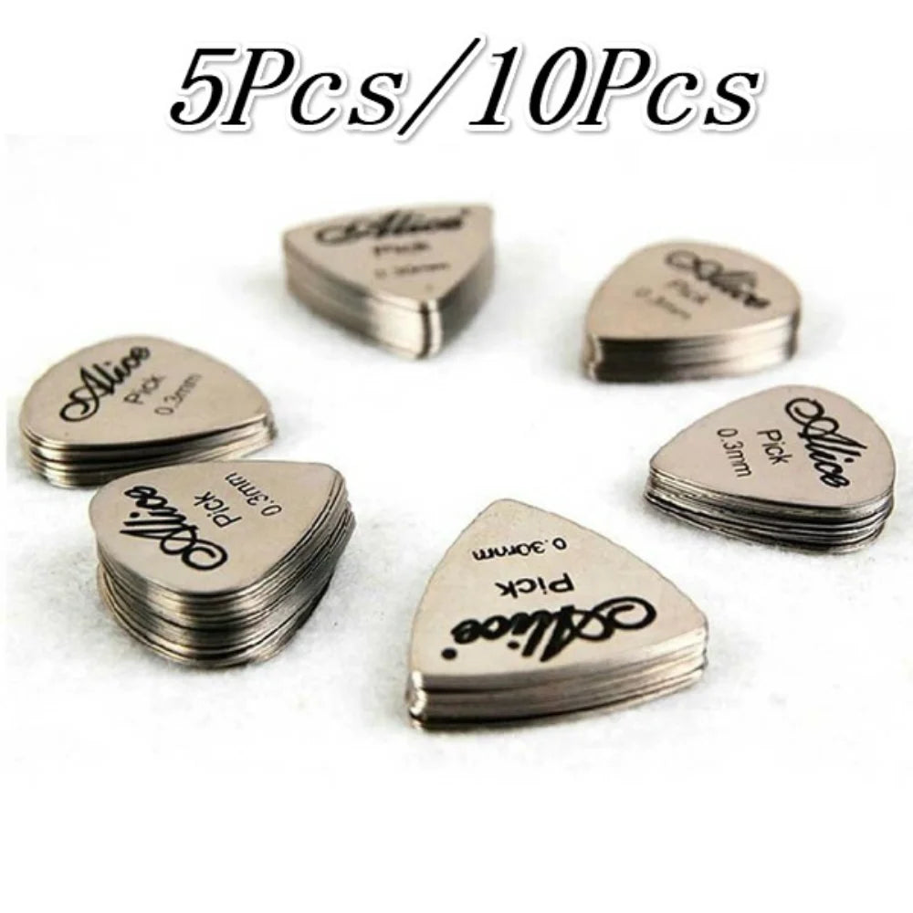 5Pcs/10Pcs Metal Guitar Picks