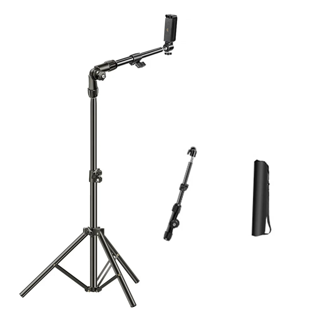 Phone Tripod Adjustable Cell Phone Tripod Stand for Filming Video Recording Live Stream