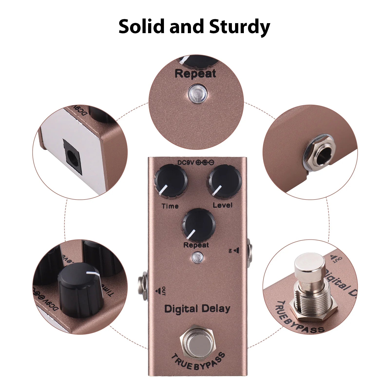 Guitar Effects Pedal Digital Delay