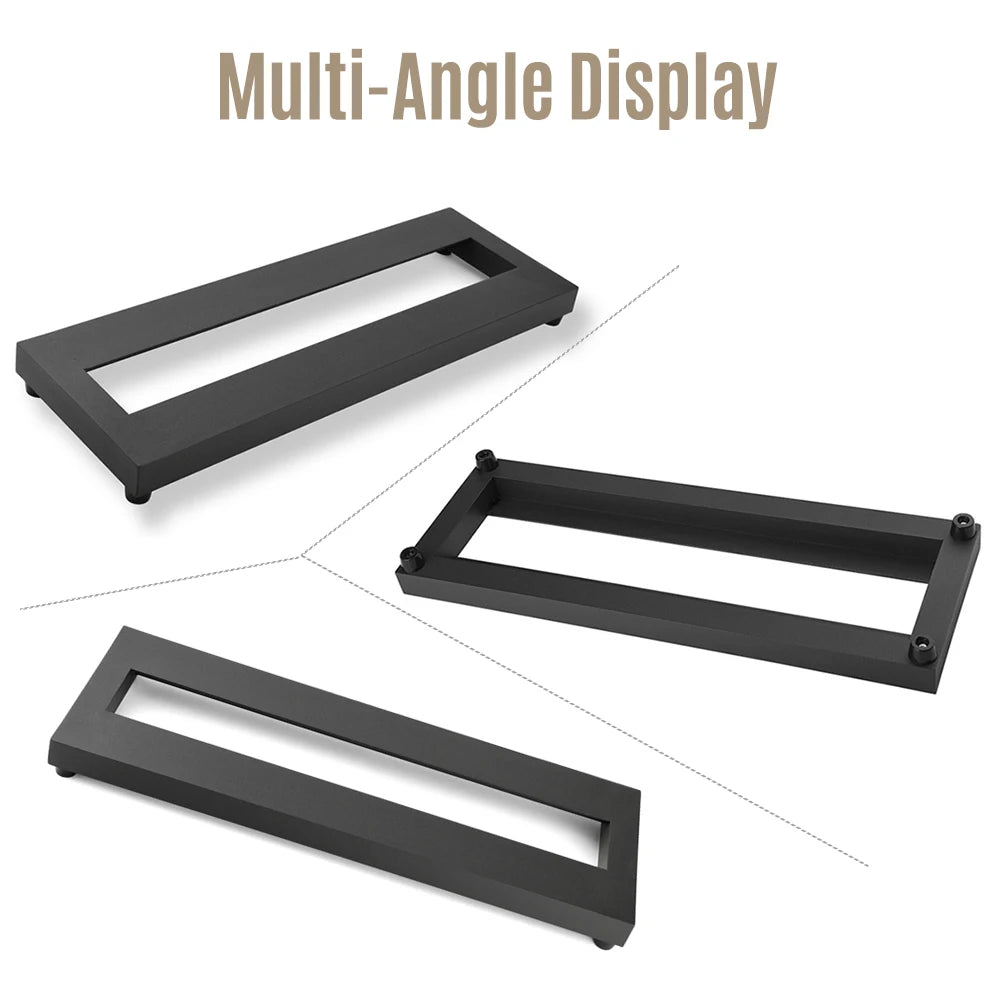 Small Size Guitar Effect Pedal Board Aluminum Alloy Pedalboard 15×4.9