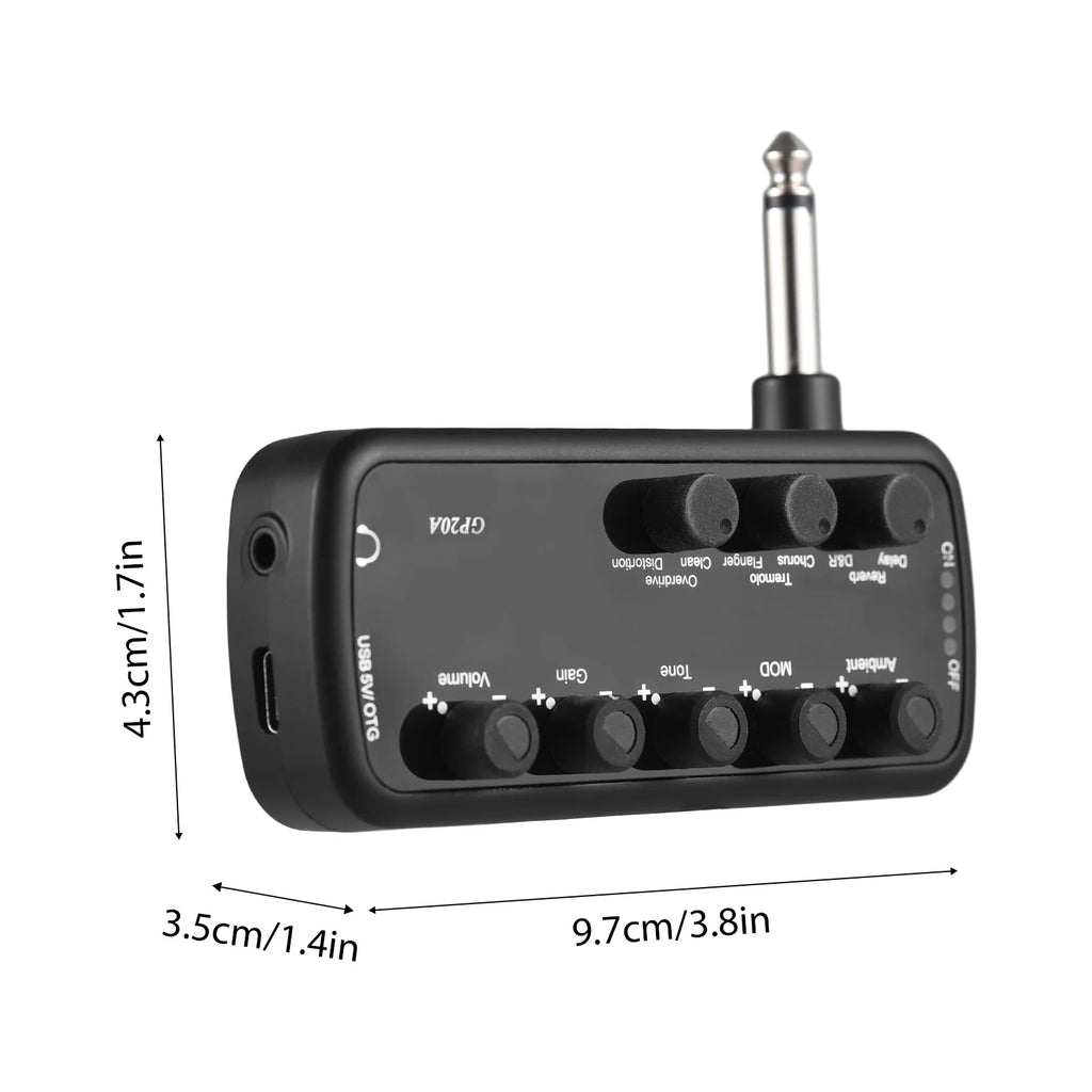 Guitar Amplifier Mini Amp Headphone Plug And Play