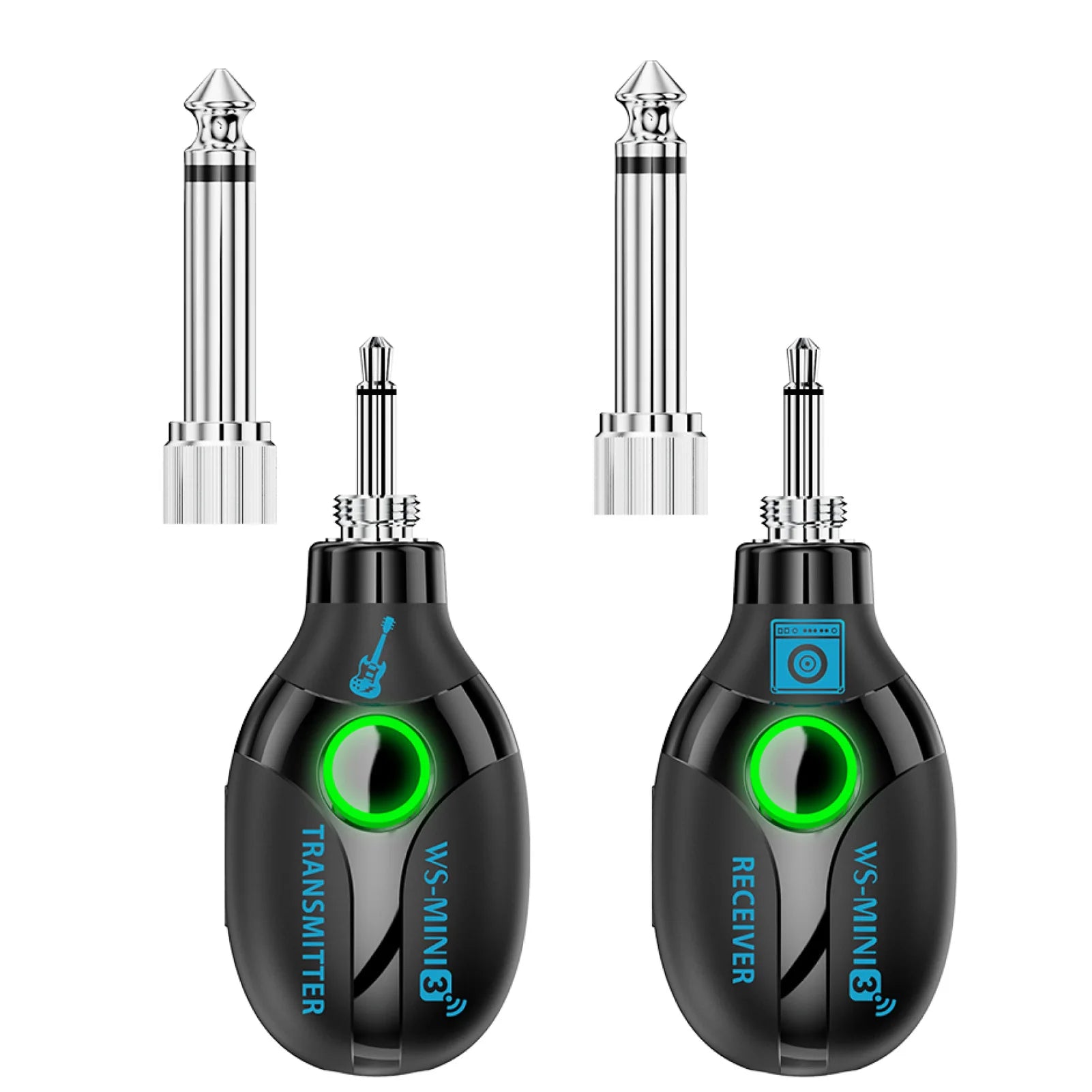 2.4G Wireless Guitar System Transmitter Receiver Set