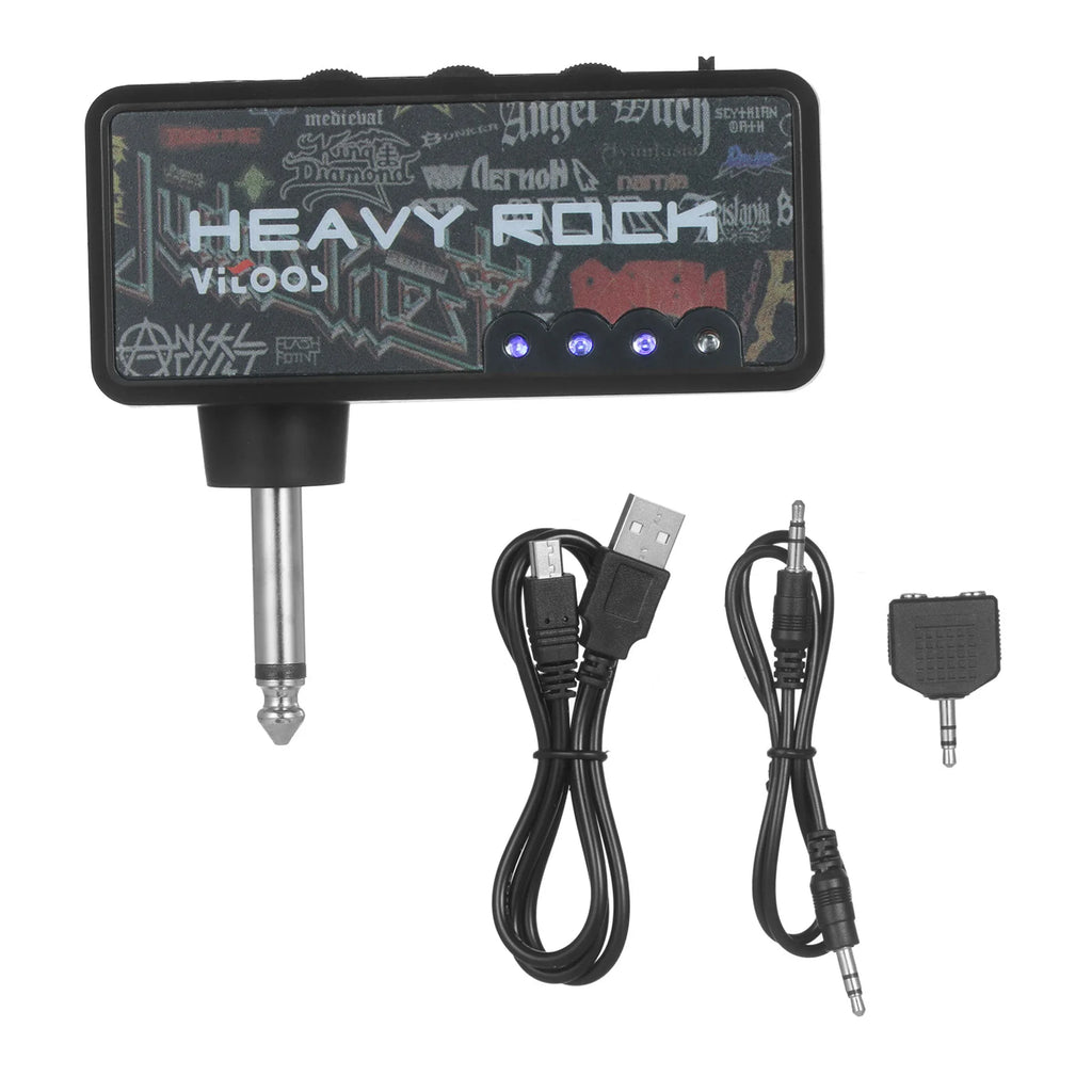 Guitar Amplifier Electric Mini Headphone Amp Light-Weight Design