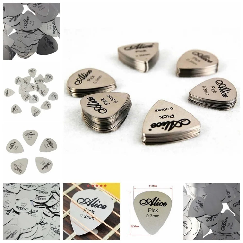 5Pcs/10Pcs Metal Guitar Picks