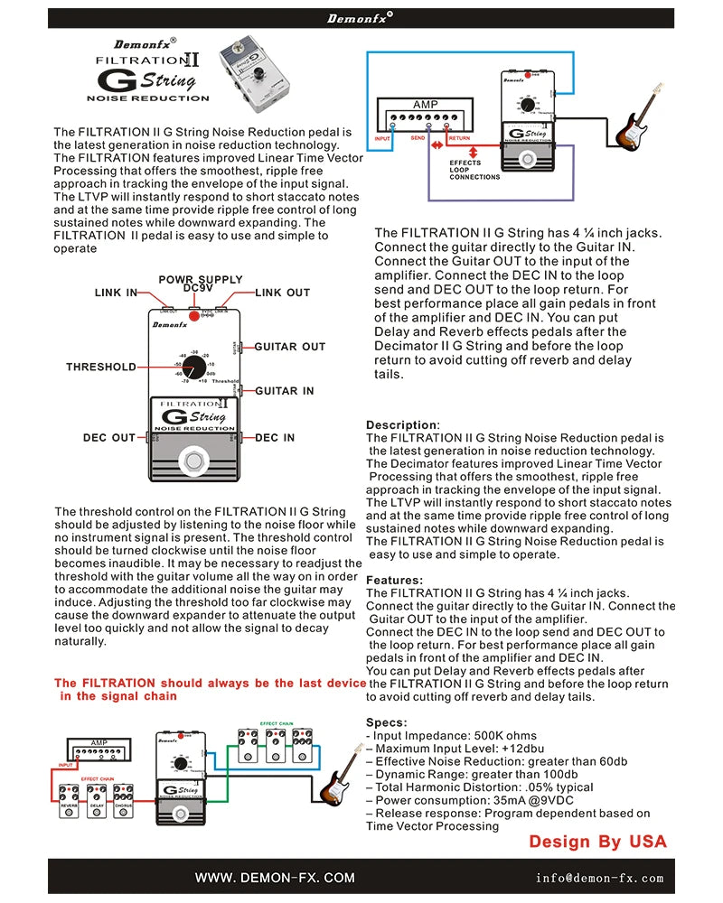 King Of Noise Gate High Quantity Demonfx Filtration Ii Reduction