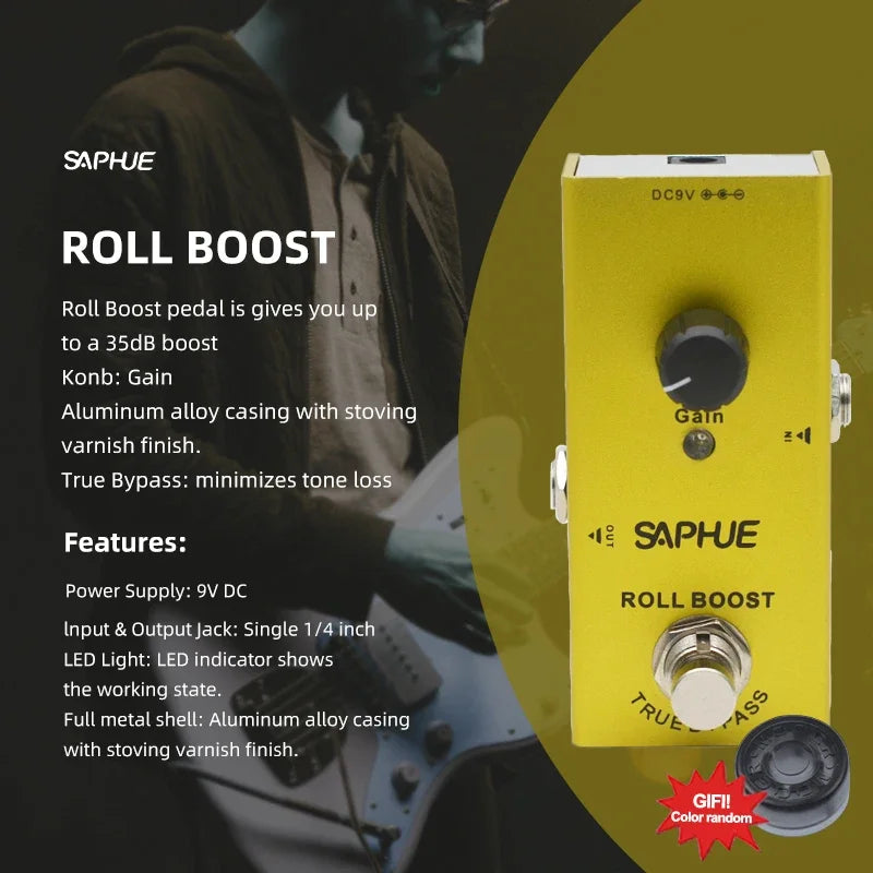Saphue Electric Guitar Pedal Vintage Overdrive/Distortion