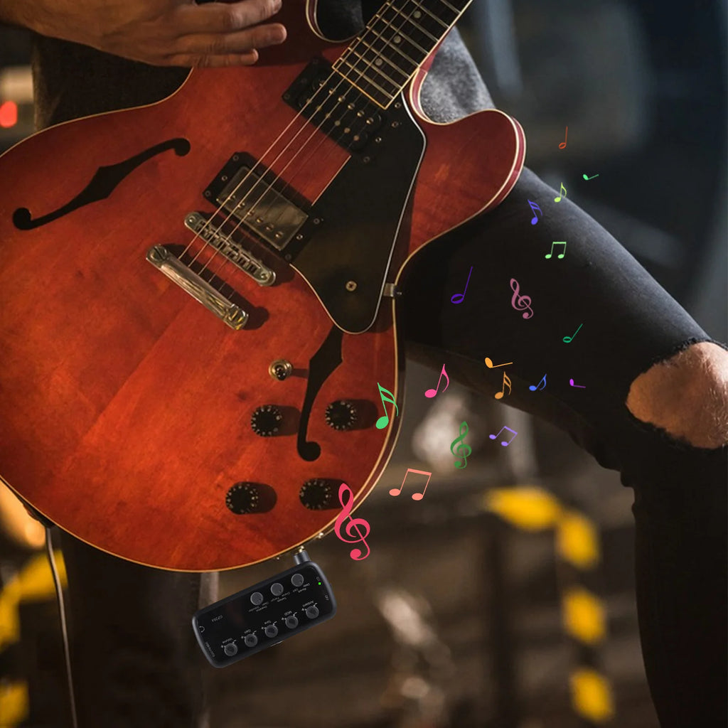 Guitar Amplifier Mini Amp Headphone Plug And Play