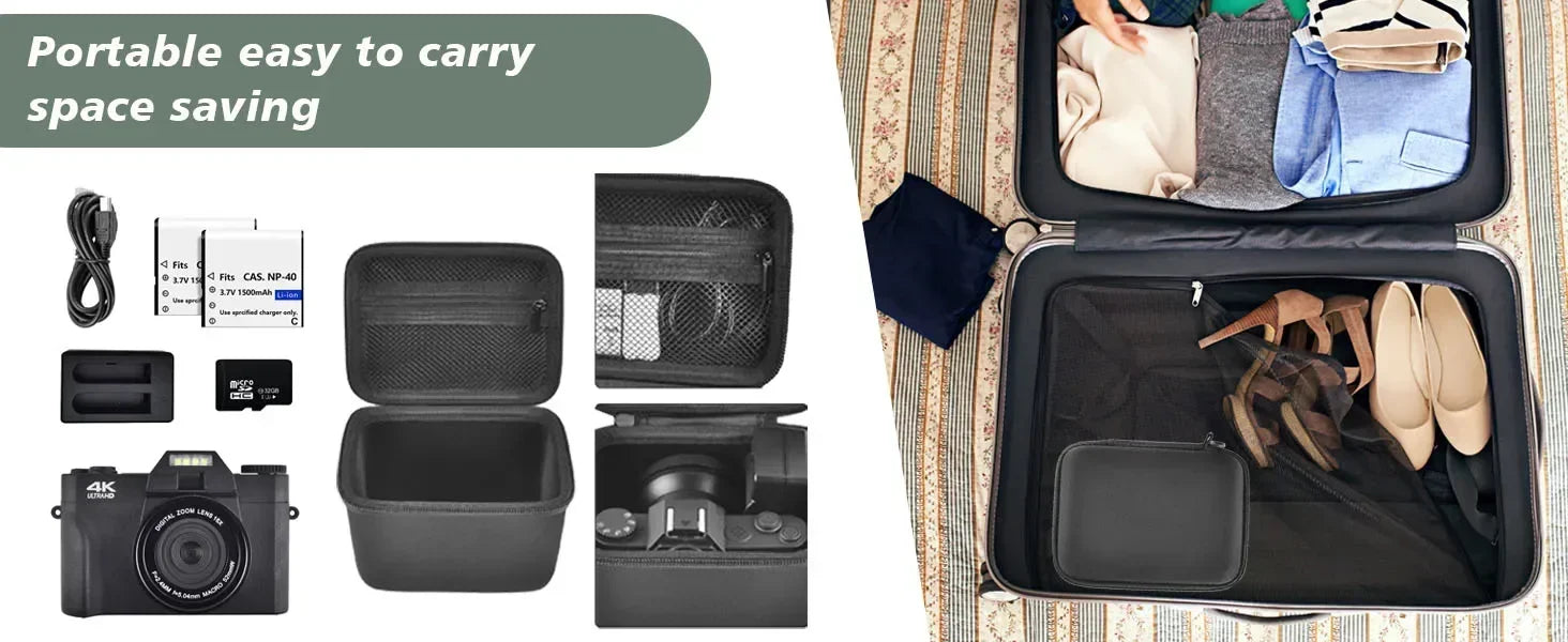 Vlogging Camera Case Compatible With