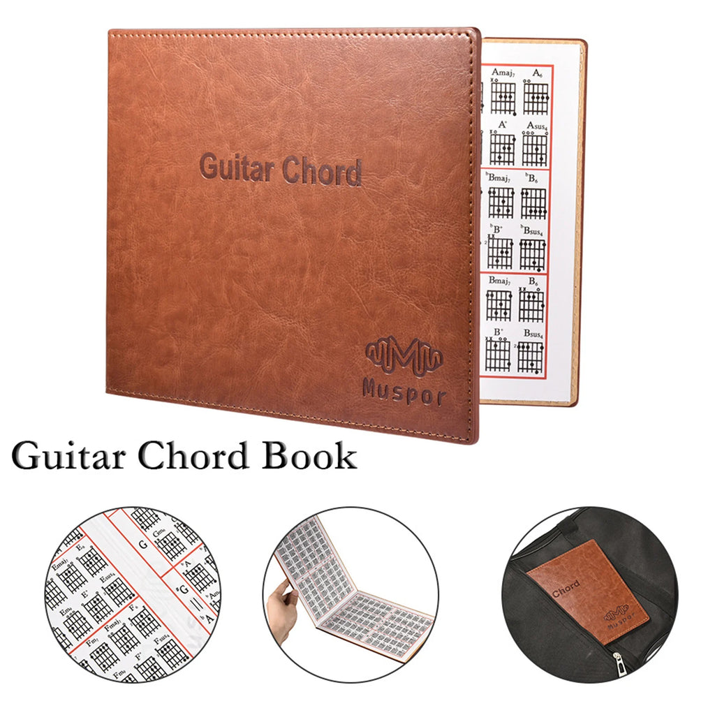 6 String Acoustic / Classical Electric Guitar Chord Book Paperback