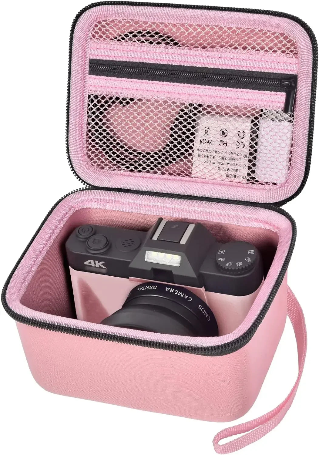 Vlogging Camera Case Compatible with for Duluvulu/for VJIANGER/for JGIPL/for TEBNGIHNM 4K Digital Cameras for Youtube (Box Only)