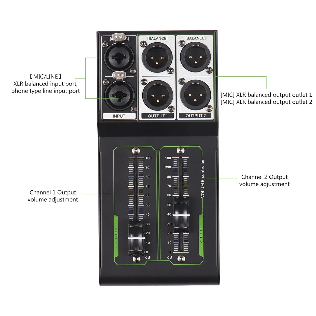 Passive Volume Control Metal Precise Sound Adjuster Plug And Play
