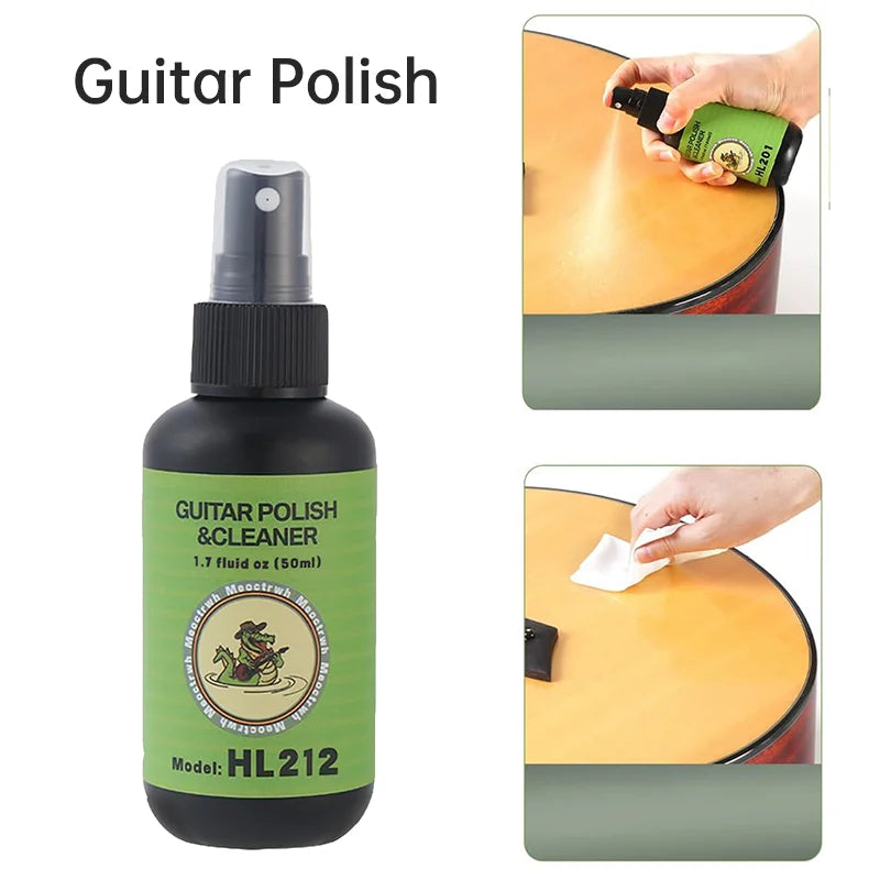 Guitar Cleaning All In One Kit Fretboard Lemon Oil Polish